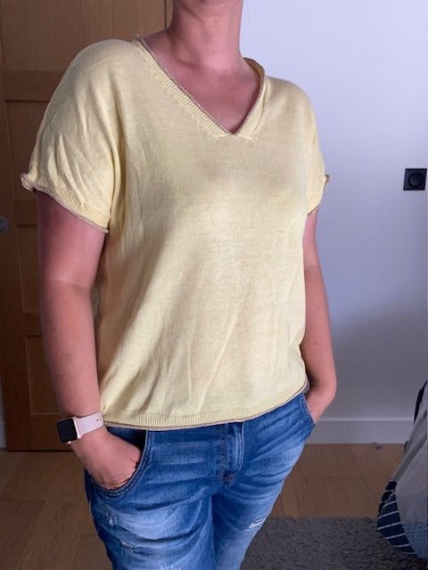 T-shirt Gold Nina