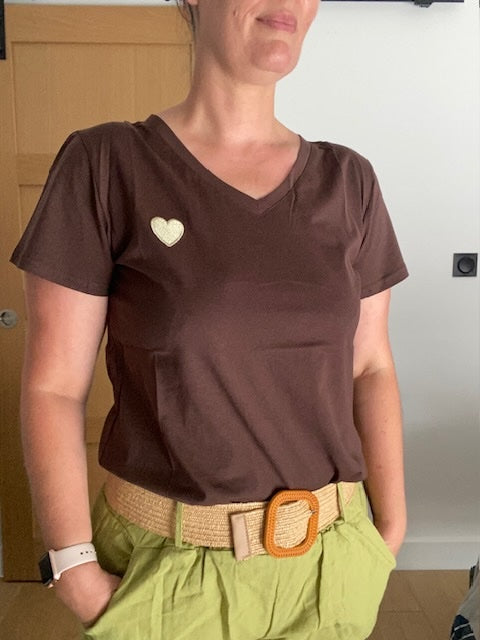 T-shirt Cœur