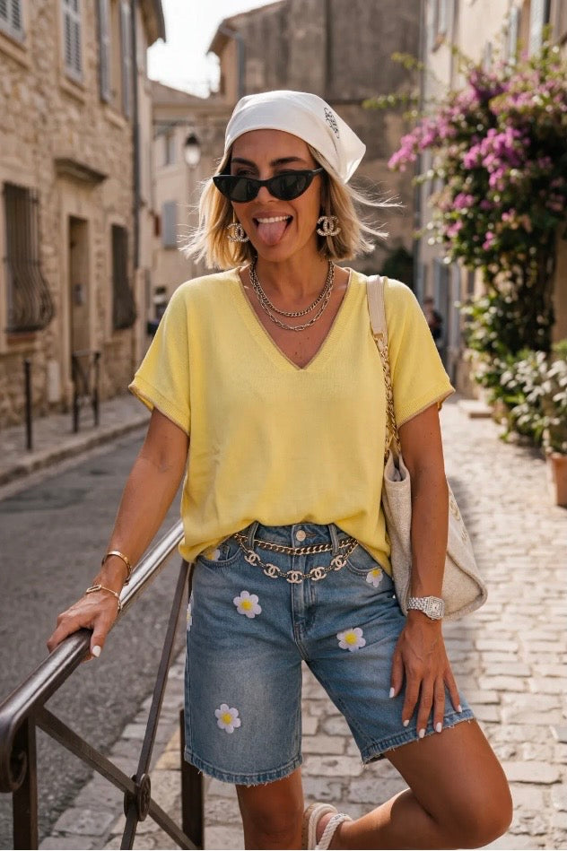 T-shirt Gold Nina